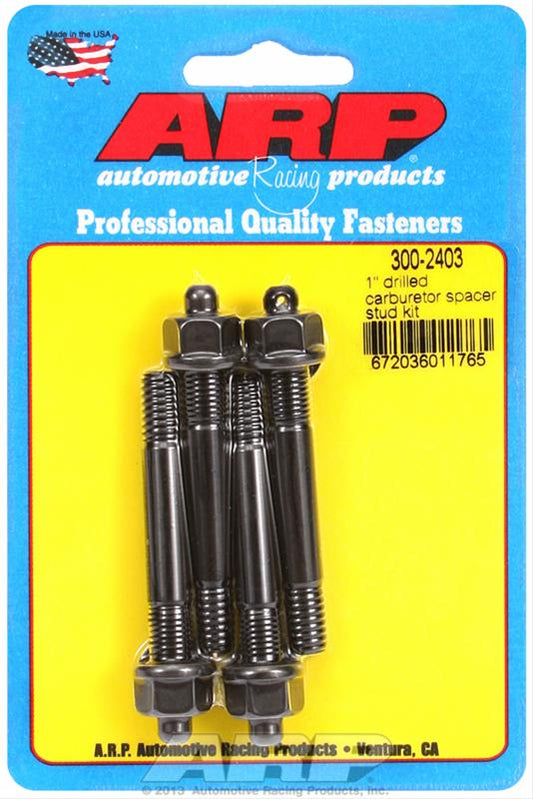 ARP 1in Drilled Carburetor Spacer Stud Kit ARP