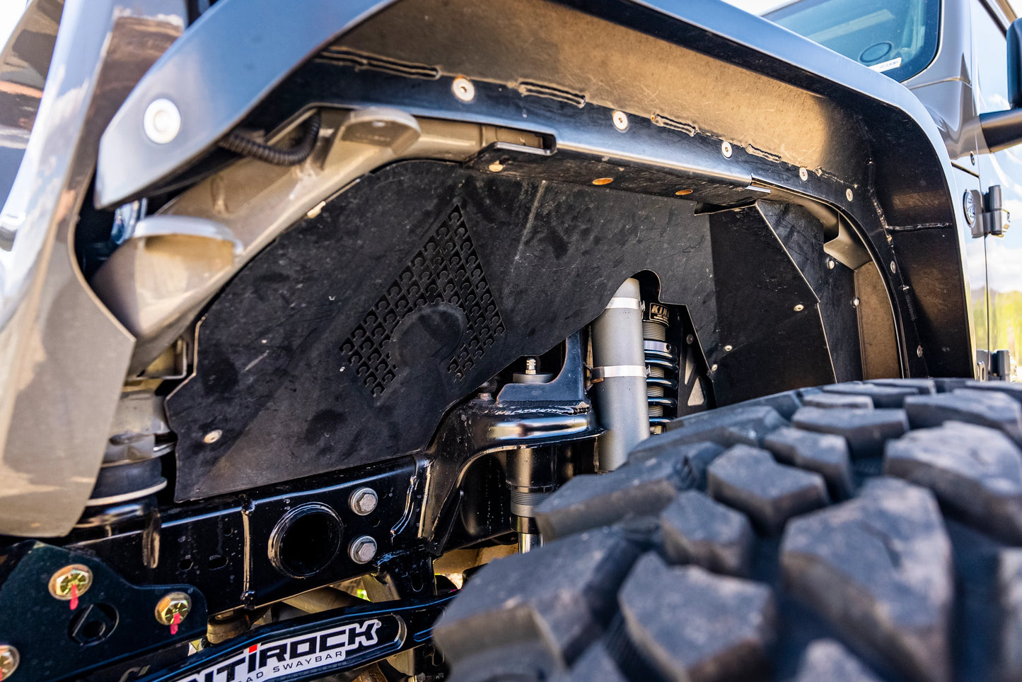 Artec Industries JL5113 Vented Front Inner Fenders for 2018-2025 Jeep Wrangler JL and JLU