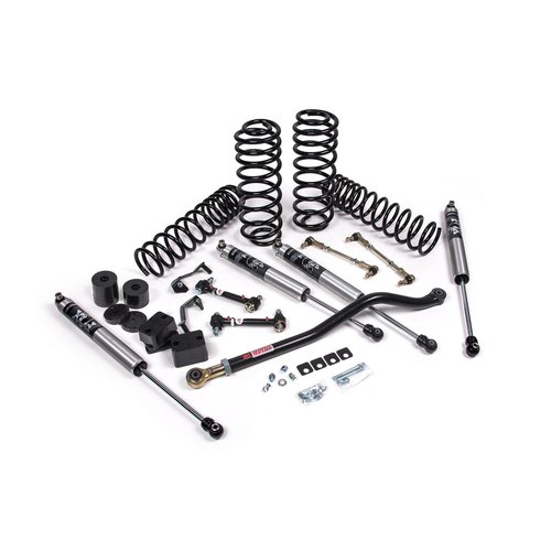 JKS Jeep JL J-Konnect 2.5in 4Dr w/Fox 2.0 Performance Series Shocks HD Rate Coils