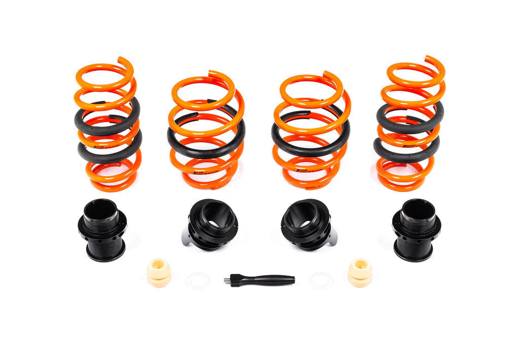 AST adjustable lowering springs for 2019-2024 BMW F97 X3M and 2019-2025 BMW F98 X4M