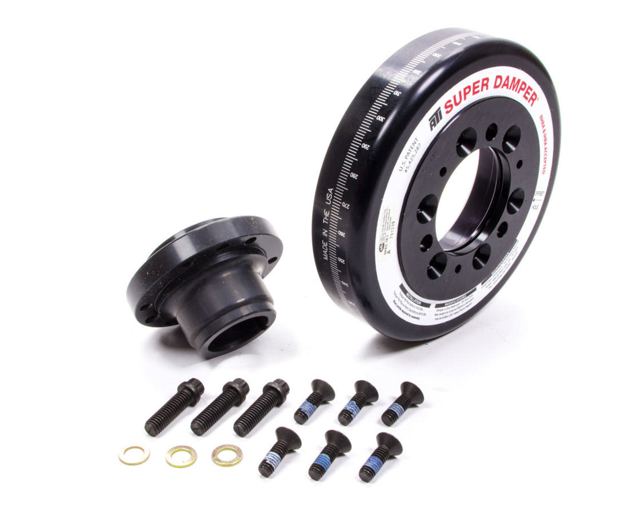 ATI Damper - 7.074in - Alum - Chevy LS - Smooth - C-Bore Front - 3 Ring ATI917211
