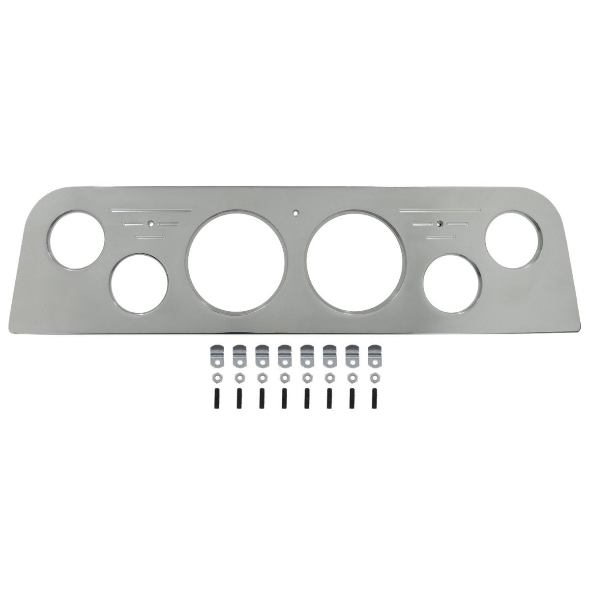 AutoMeter Mounting Solutions 60-61 GMC Truck Billet Panel/Gauge Kit - 2949