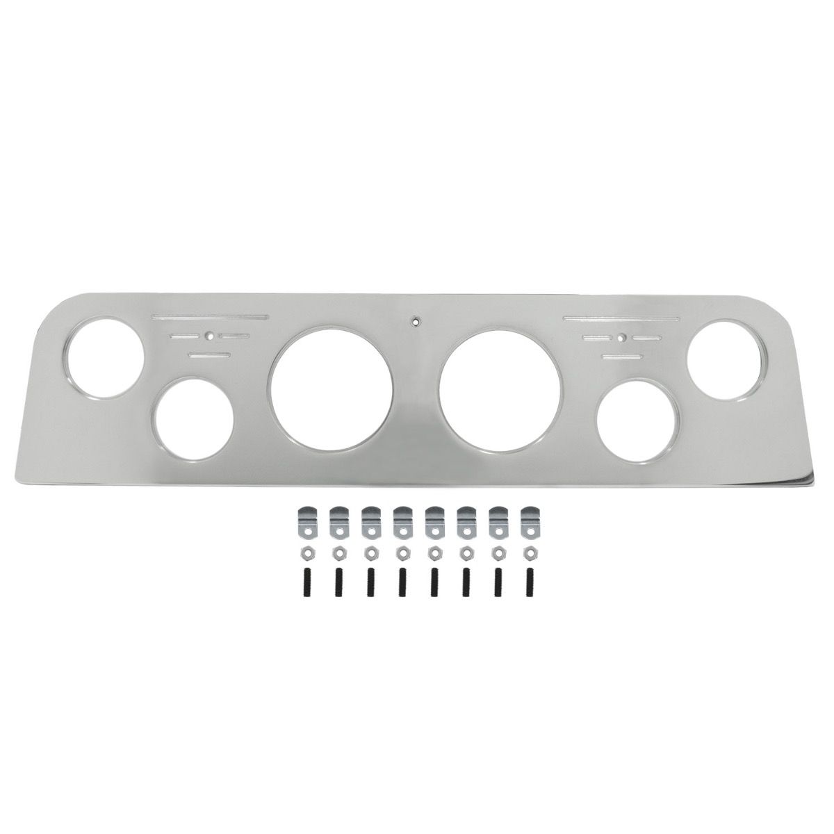 AutoMeter Mounting Solutions 62-66 GMC Truck Billet Panel/Gauge Kit - 2950