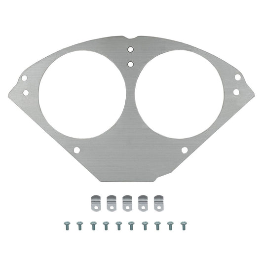 AutoMeter Mounting Solutions 55-56 Chevy Car Direct-Fit Billet Panel/Gauge Kit - 2953