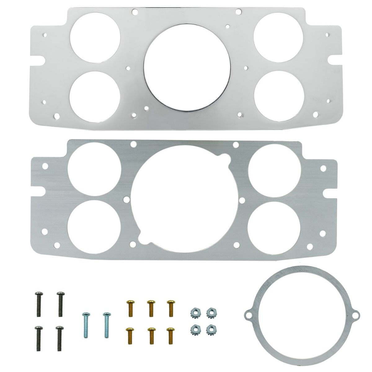 AutoMeter Mounting Sol. 57-60 Ford Truck Billet Panel/Gauge Kit - 2956