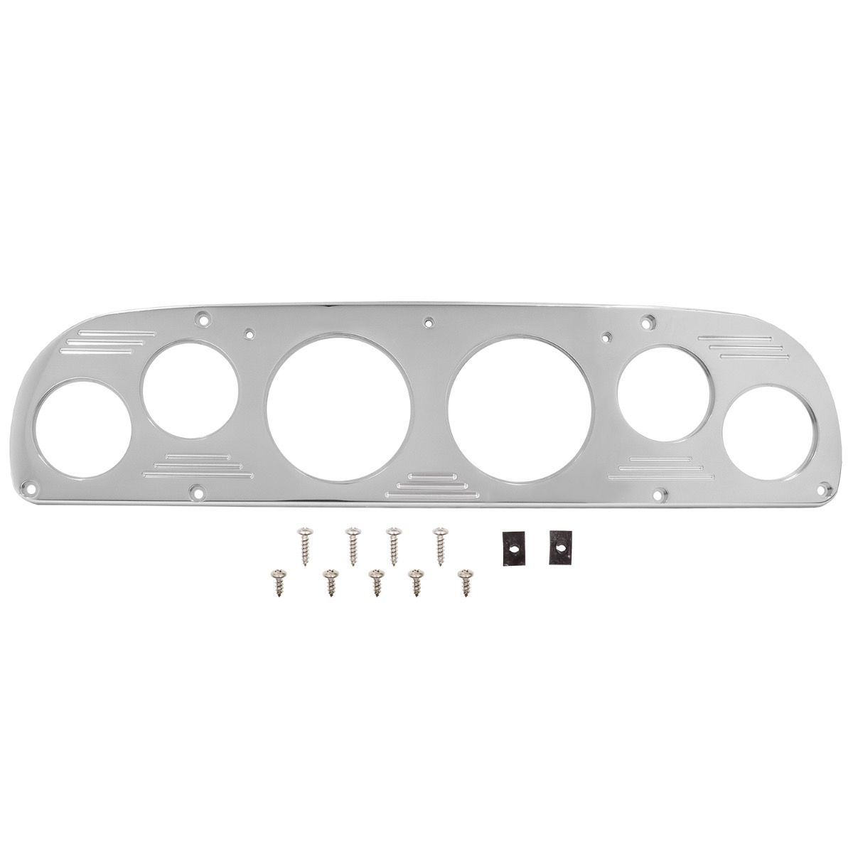 AutoMeter Mounting Sol. 57-60 Ford Truck Billet Panel/Gauge Kit - 2957