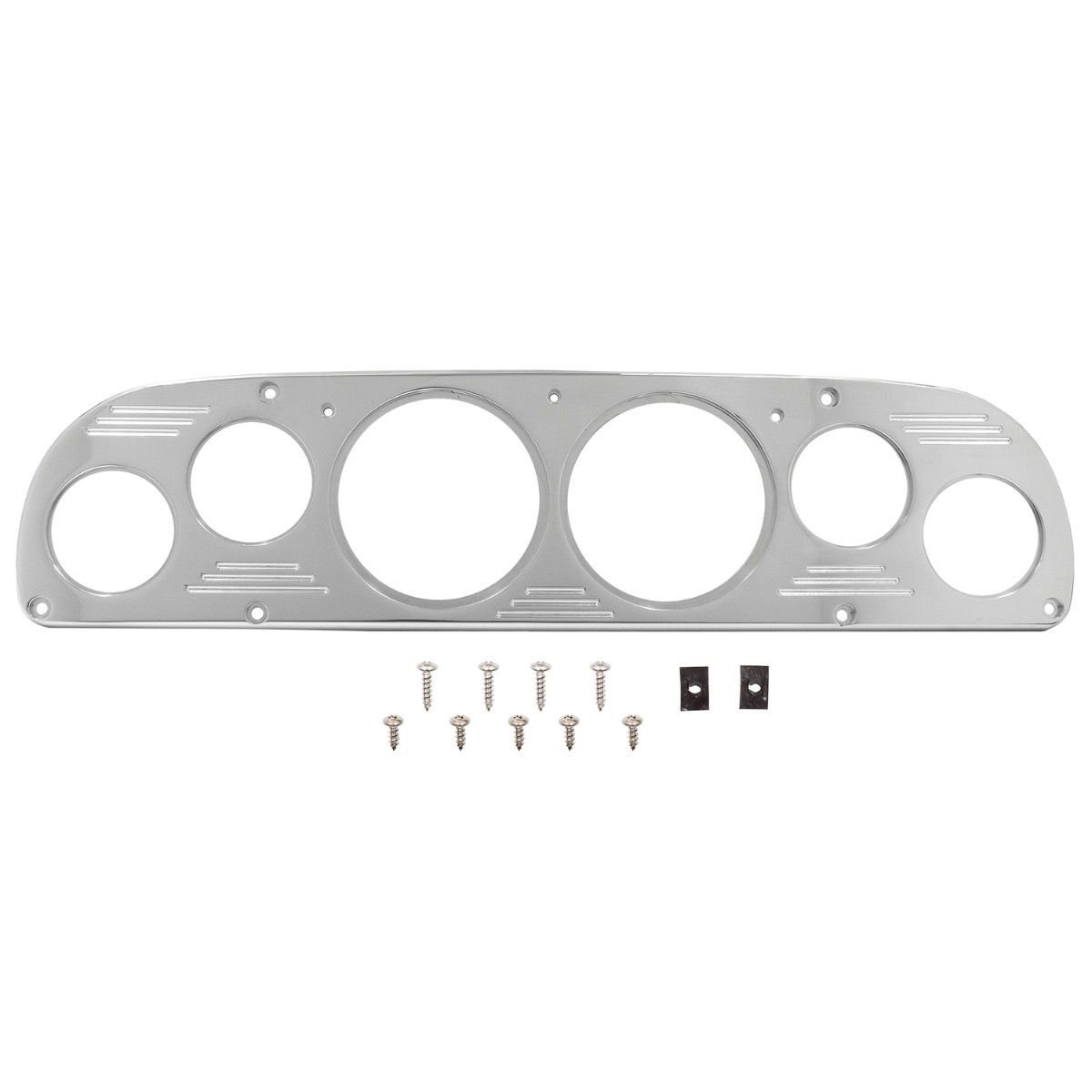 AutoMeter Mounting Sol. 57-60 Ford Truck Billet Panel/Gauge Kit - 2958