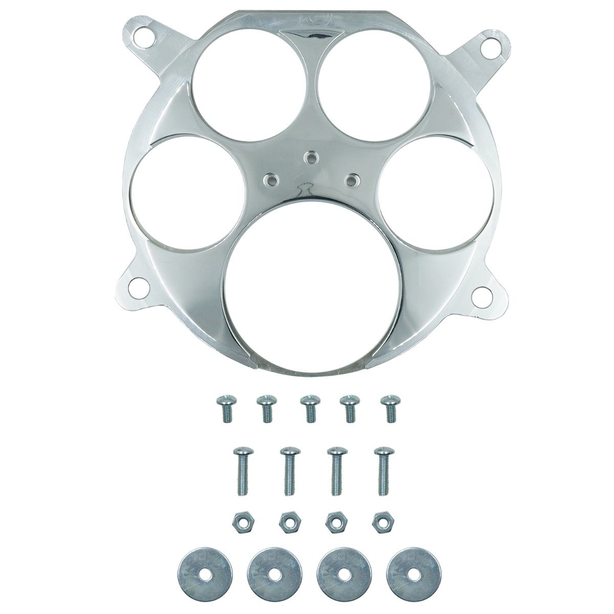 AutoMeter Mounting Sol. 61-66 Ford Truck Billet Panel/Gauge Kit - 2959