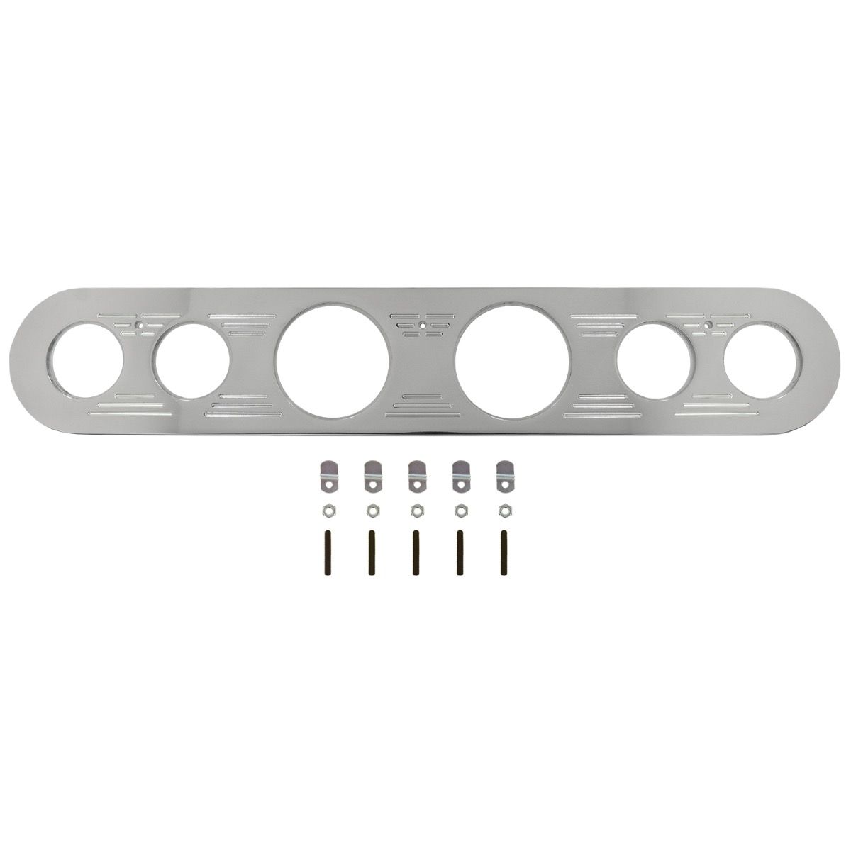AutoMeter Mounting Sol. 67-72 Ford Truck Billet Panel/Gauge Kit - 2961