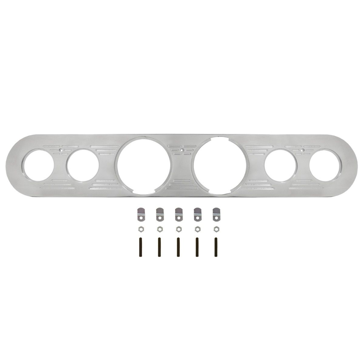 AutoMeter Mounting Sol. 67-72 Ford Truck Billet Panel/Gauge Kit - 2962