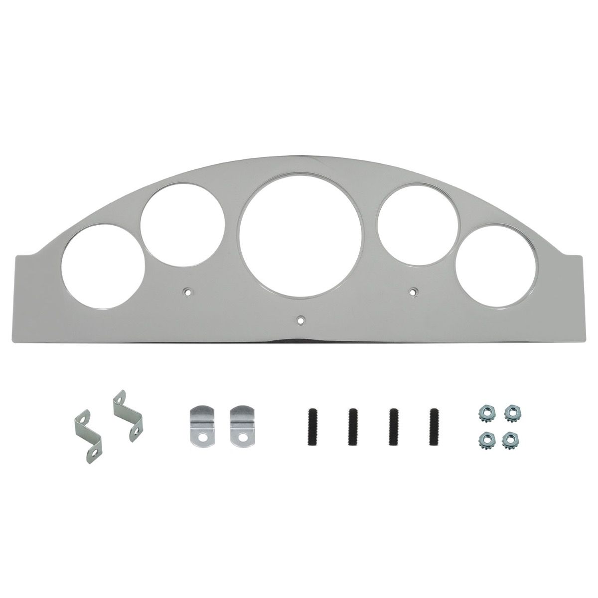 AutoMeter Mounting Sol. 1957 Ford Fairlane Billet Panel/Gauge Kit - 2963