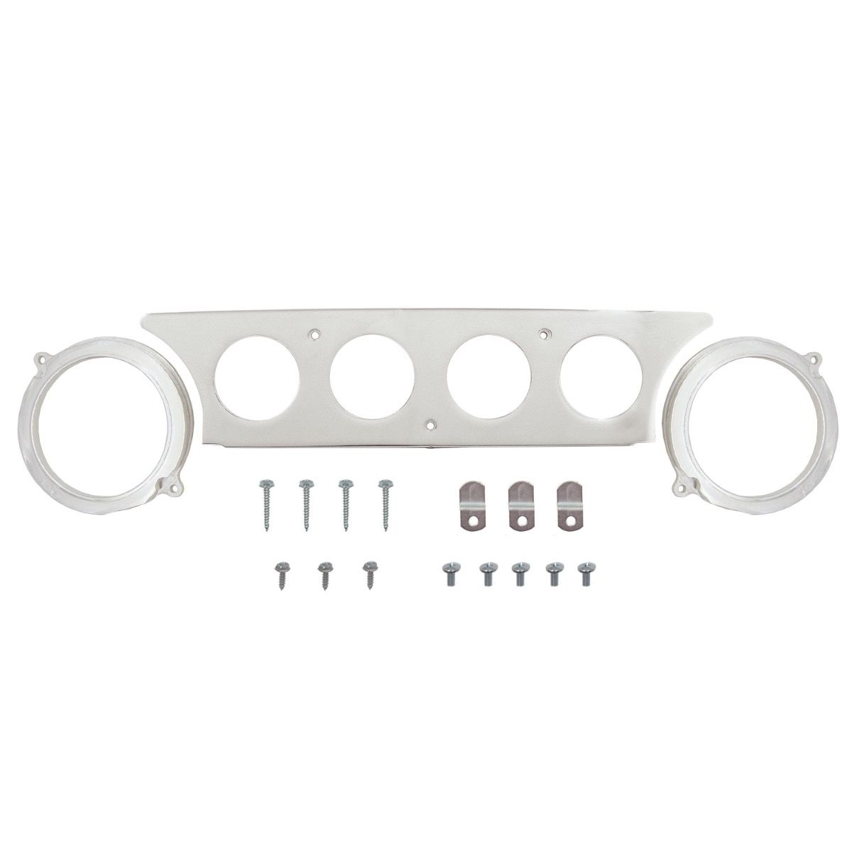 AutoMeter Mounting Sol. 63-64 Ford Galaxie Billet Panel/Gauge Kit - 2970