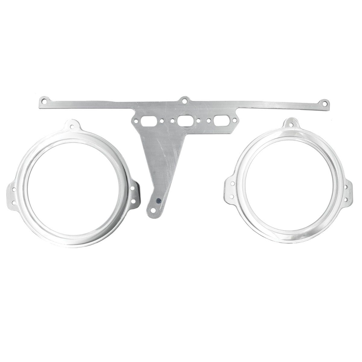 AutoMeter Mounting Solutions 66-67 Ford Falcon Direct-Fit Billet Panel/Gauge Kit - 3-3/8in. (x2)