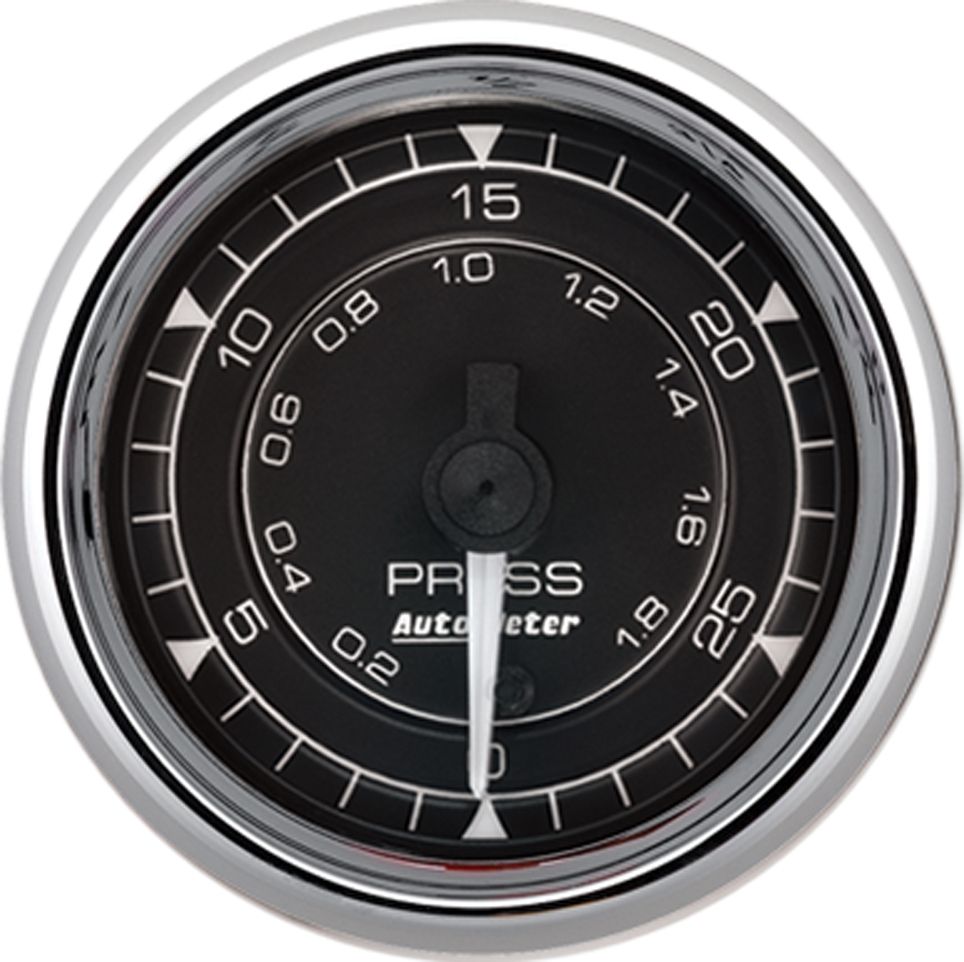 AutoMeter Chrono 2-1/16in 30PSI Digital Stepper Motor Pressure Gauge - 9764