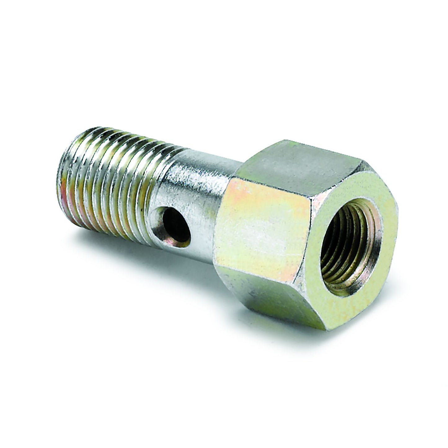 AutoMeter Fuel Pressure Adapter Fitting | M12×1.25 Banjo Bolt → 1/8" NPTF Female | SKU: 2276