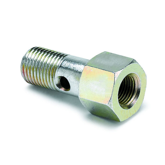 AutoMeter Fuel Pressure Adapter Fitting | M12×1.25 Banjo Bolt → 1/8" NPTF Female | SKU: 2276