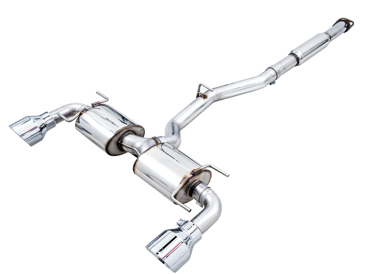 AWE Touring Edition Cat-Back Exhaust – Chrome Silver Tips – BRZ / GR86 / 86 / FR-S (SKU: 3015-32486)