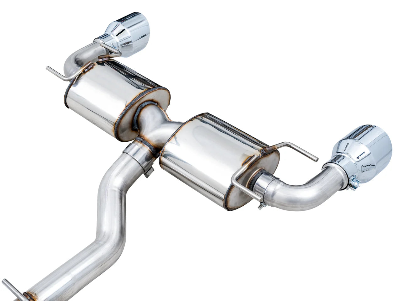 AWE Touring Edition Cat-Back Exhaust – Chrome Silver Tips – BRZ / GR86 / 86 / FR-S (SKU: 3015-32486)