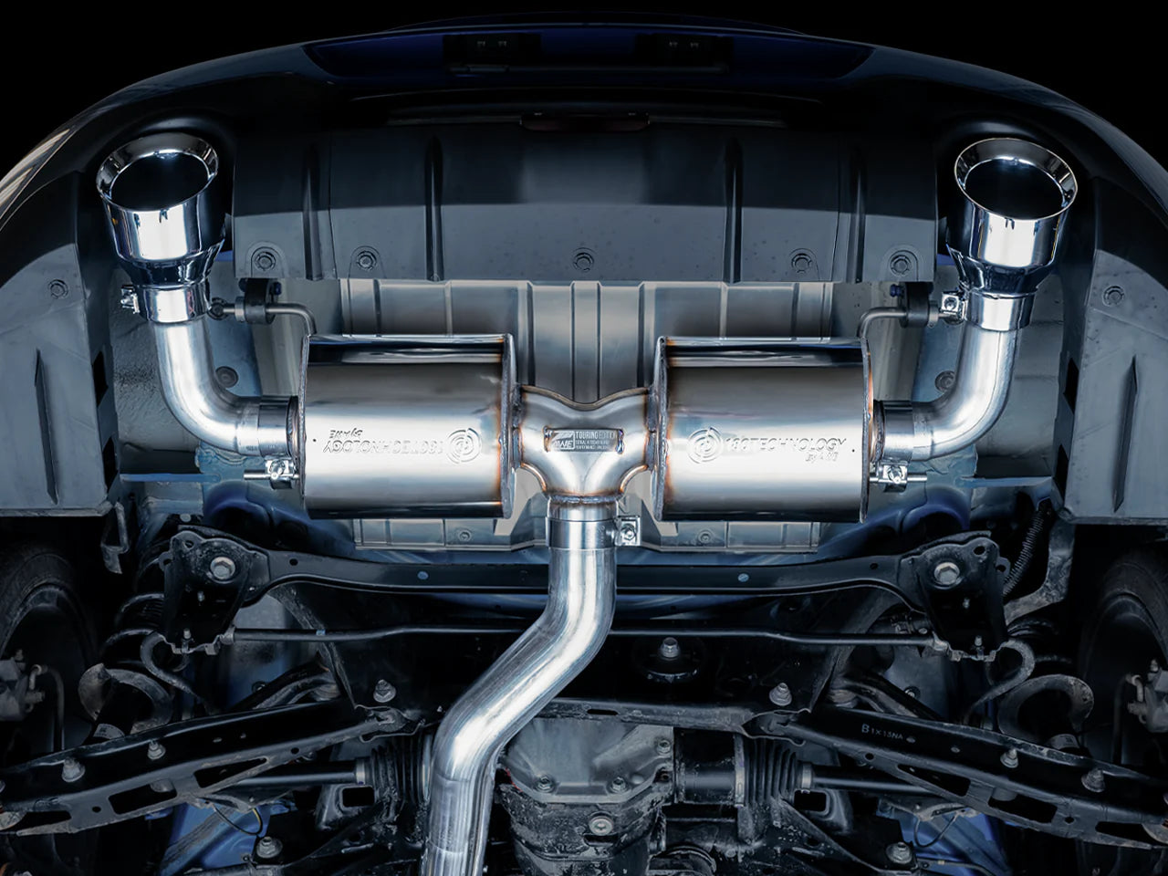 AWE Touring Edition Cat-Back Exhaust – Chrome Silver Tips – BRZ / GR86 / 86 / FR-S (SKU: 3015-32486)