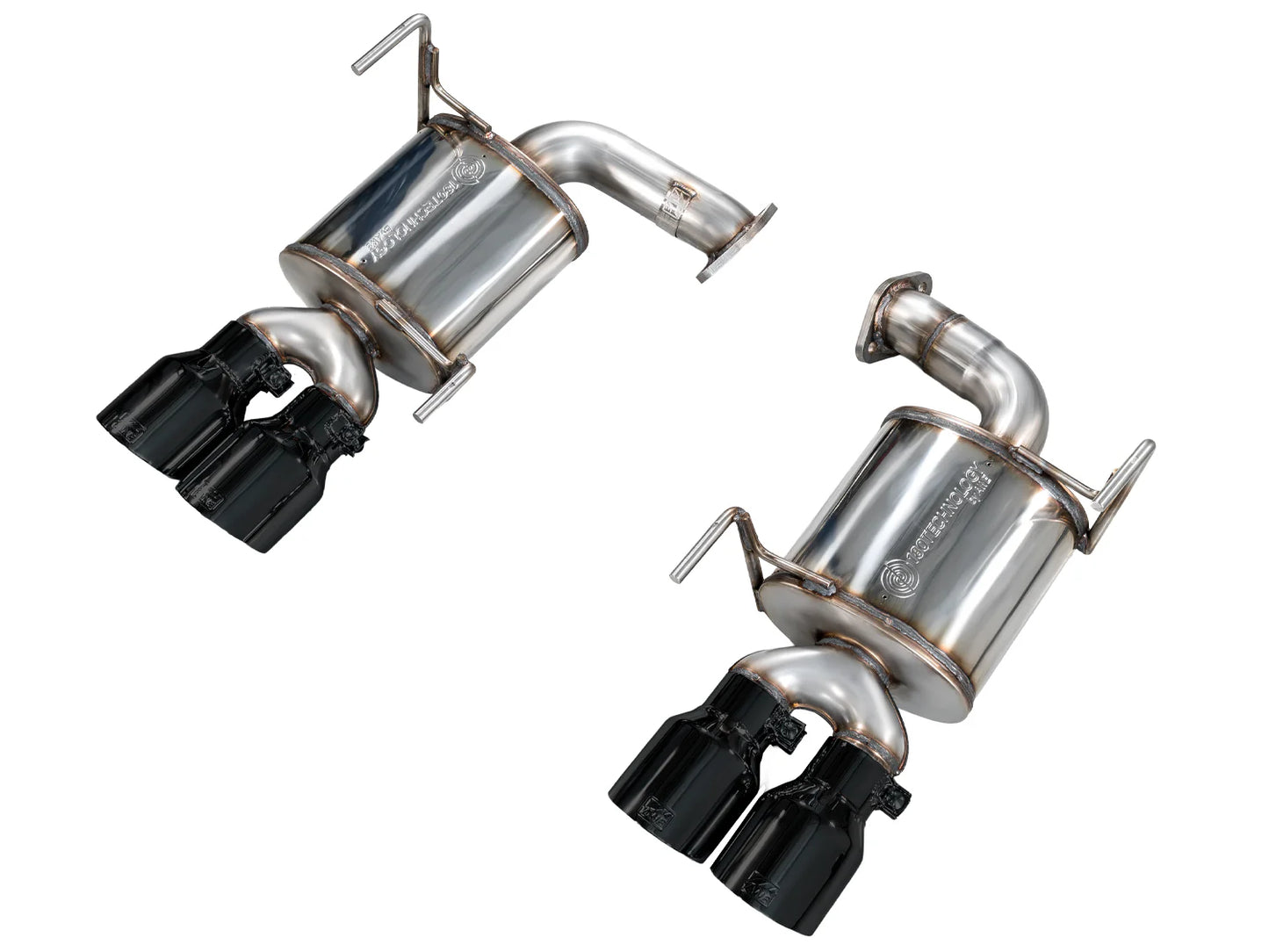 AWE Touring Edition Axleback Exhaust for VB Subaru WRX - Diamond Black Tips (SKU: 3015-43424)