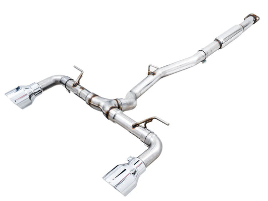 AWE Track Edition Cat-Back Exhaust – Chrome Silver Tips – BRZ / GR86 / 86 / FR-S (SKU: 3020-32279)
