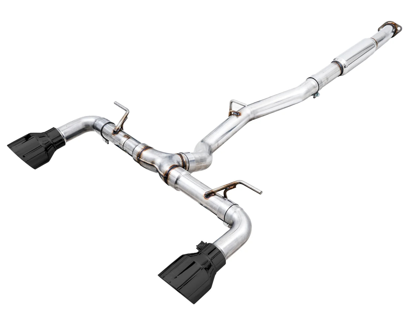 AWE Track Edition Cat-Back Exhaust – Diamond Black Tips – BRZ / GR86 / 86 / FR-S (SKU: 3020-33279)