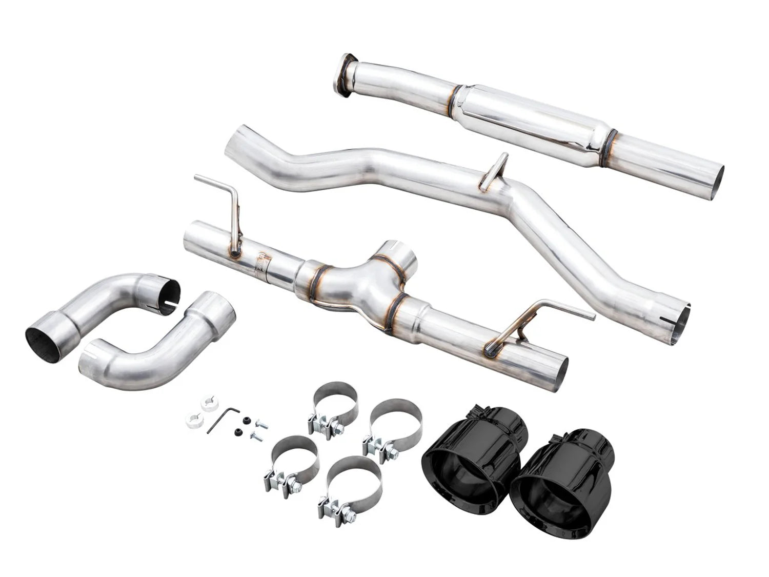 AWE Track Edition Cat-Back Exhaust – Diamond Black Tips – BRZ / GR86 / 86 / FR-S (SKU: 3020-33279)