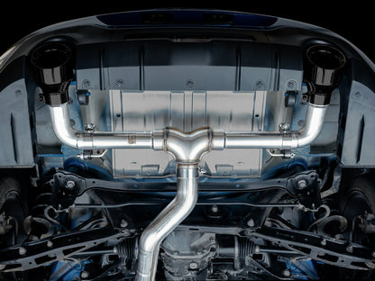 AWE Track Edition Cat-Back Exhaust – Diamond Black Tips – BRZ / GR86 / 86 / FR-S (SKU: 3020-33279)
