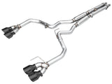 AWE 2024 Ford Mustang Dark Horse S650 RWD Track Edition Catback Exhaust w/ Quad Diamond Black Tips