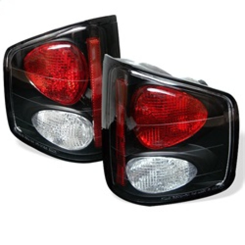 Spyder Chevy S10 94-04/GMC Sonoma 94-04/Isuzu Hombre 96-00 Euro Tail Lights Blk ALT-YD-CS1094-BK SPYDER