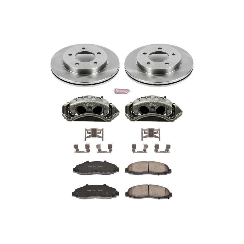 Power Stop 97-03 Ford F-150 Front Autospecialty Brake Kit w/Calipers PowerStop