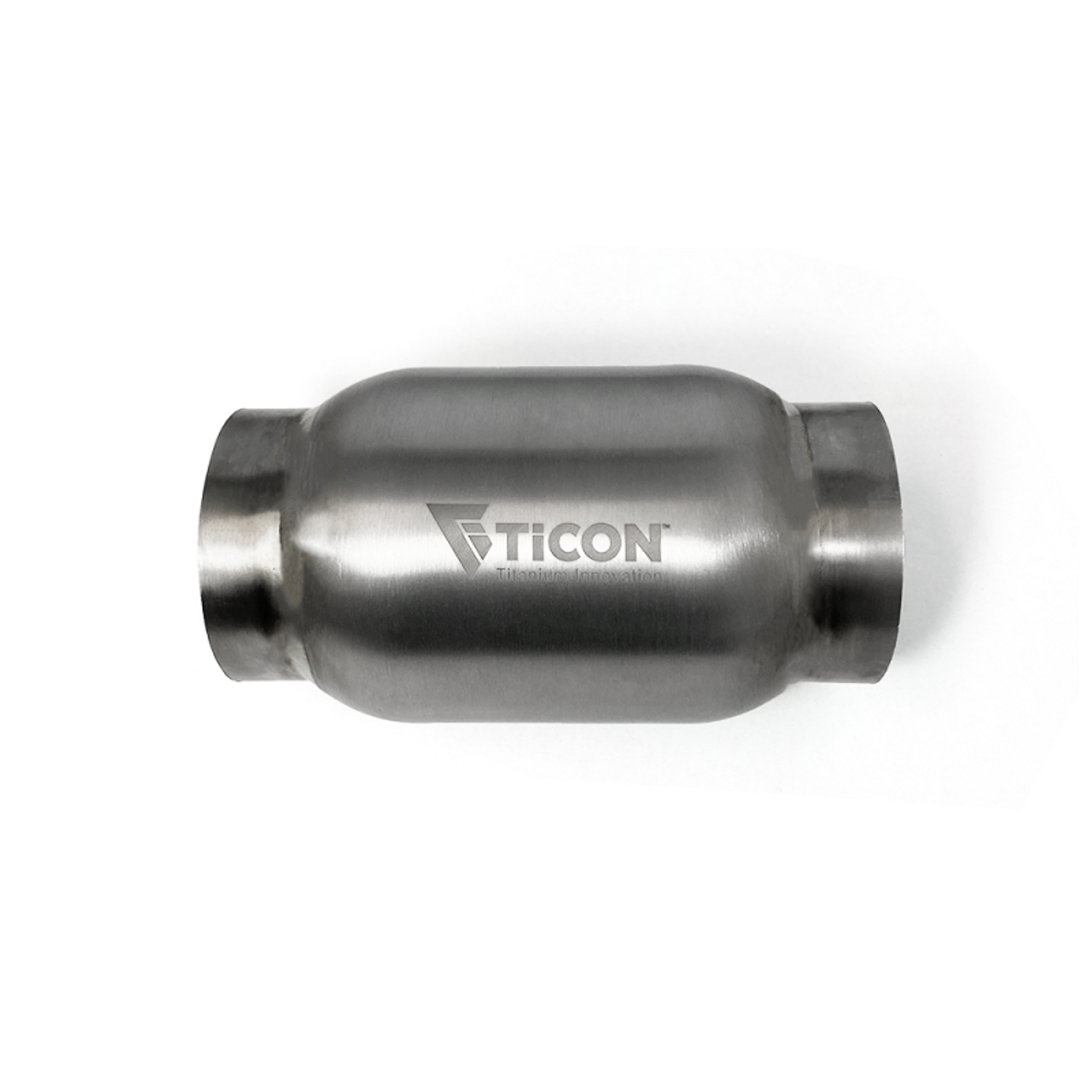 Ticon 3.5in Titanium Oval Resonator 4.5in x 6in Body x 12in OAL