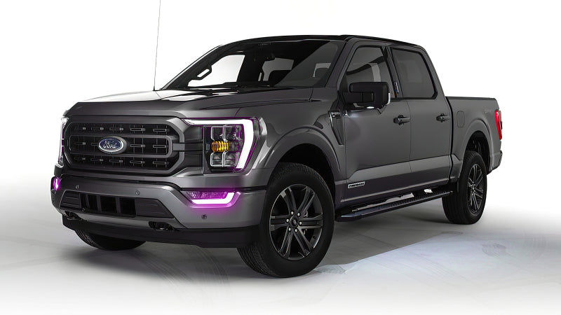 Oracle 21-22 Ford F-150 ColorSHIFT RGB+W Fog Light DRL Upgrade Kit w/ No Controller ORACLE Lighting