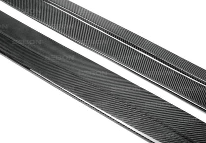 Seibon TP-style carbon fiber side skirts for 2014-2020 Lexus IS 200T/250/300/350 (Pair) - SS14LXIS-TP