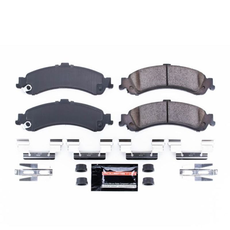 Power Stop 02-06 Cadillac Escalade Rear Z23 Evolution Sport Brake Pads w/Hardware PowerStop