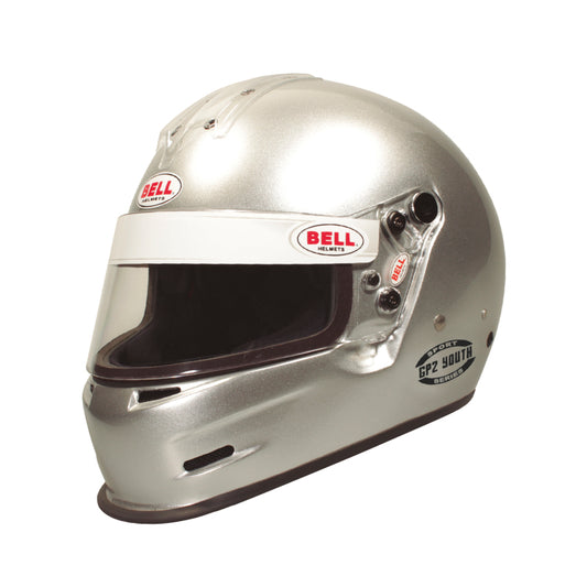 Bell GP2 Youth Racing Helmet Metallic Silver X-Small - 1425024