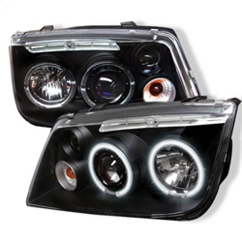 Spyder Volkswagen Jetta 99-05 Projector Headlights CCFL Halo Blk PRO-YD-VJ99-CCFL-BK SPYDER