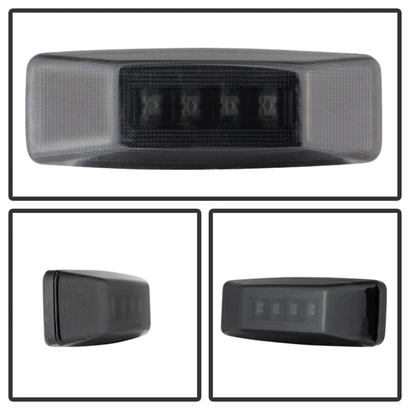 Xtune Dodge Ram 94-02 Dually 2 Red LED+2 Amber LED Fender Lights 4pcs Smoke ACC-LED-DR94-FE-SM SPYDER