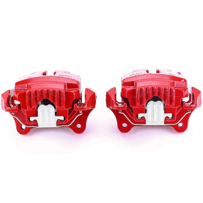 Power Stop 2006 BMW 330i Front Red Calipers w/Brackets - Pair PowerStop