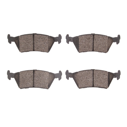 R1 Rear Semi-Metallic Brake Pads 1985-1991 Chrysler/Dodge - 2311-0381-00