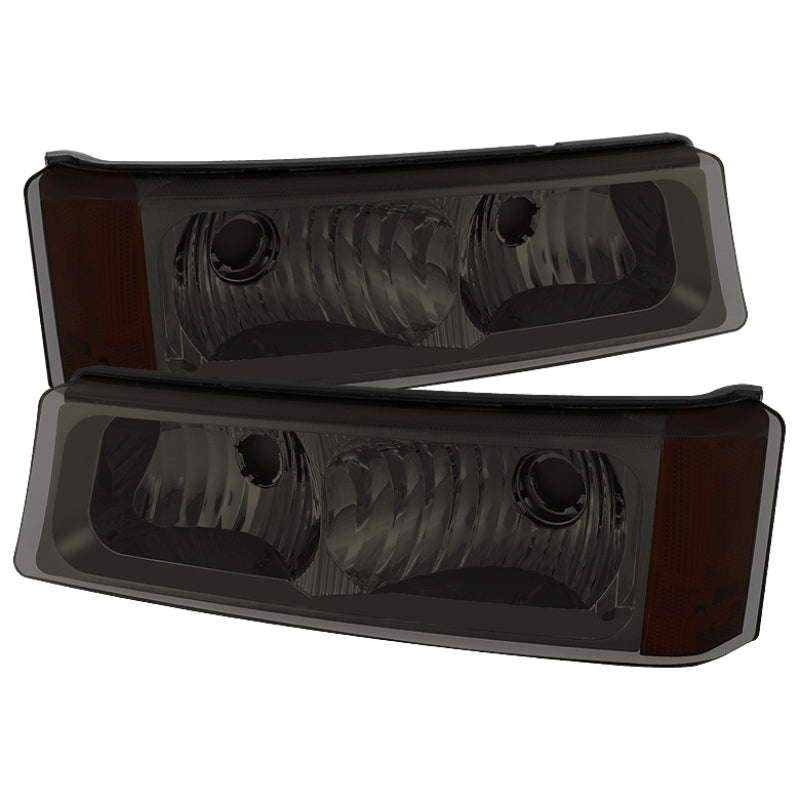 Xtune Chevy Silverado 03-06 Bumper Lights Smoke CBL-JH-CSIL03-AM-SM SPYDER