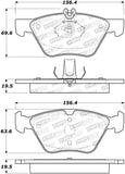 StopTech Premium Ceramic Brake Pads - 308.07400