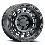 Raceline 957B Halo 17x8.5in / 6x120 BP / 0mm Offset / 67.1mm Bore - Satin Black Wheel