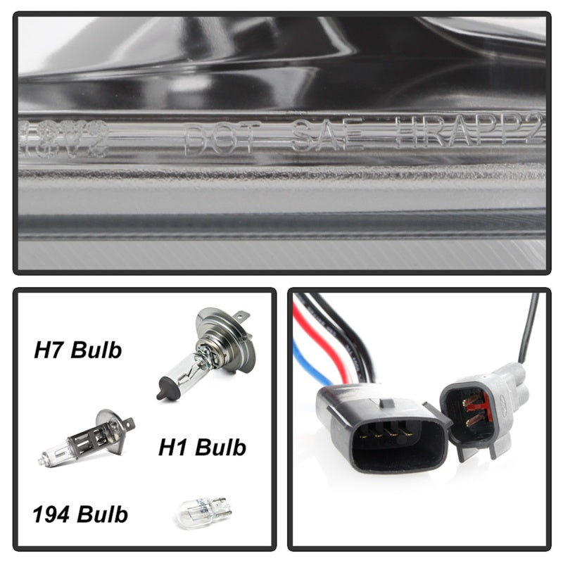 Spyder Signature Ford F150 18-19 (Halogen Model) Projector Headlights - Chrome (PRO-YD-FF15018-LB-C) SPYDER