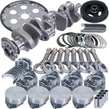 Eagle Chevy 400 3.750in Crank 5.700in I-Beam Rods -7cc Flat Top 4.165in Pistons Balanced Assembly