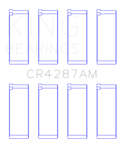 King Engine Bearings Honda B18C1/B18C5 (Size +0.25mm) Connecting Rod Bearing Set