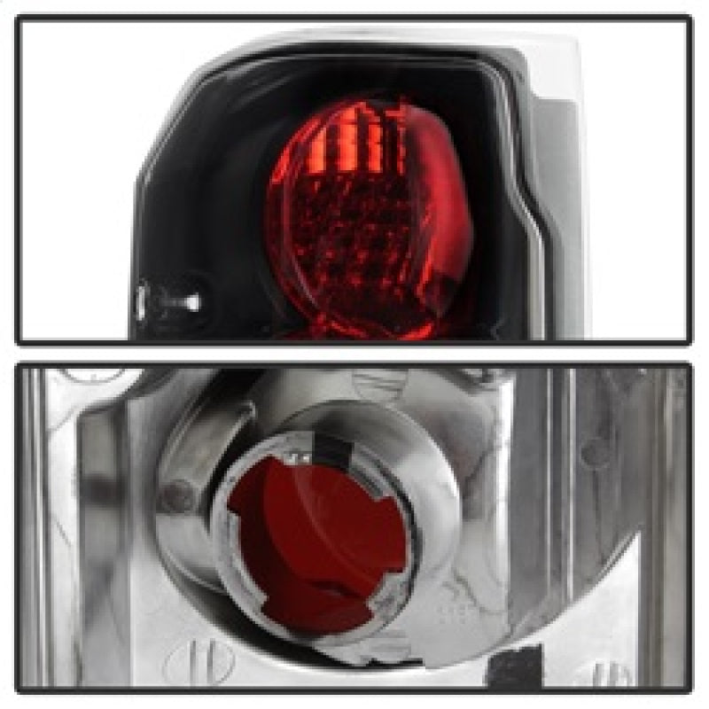 Spyder Ford F150 87-96/Ford Bronco 88-96 Euro Style Tail Lights Black ALT-YD-FF15089-BK SPYDER