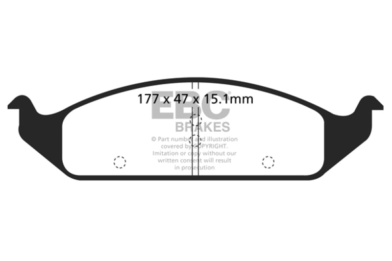 EBC GreenStuff Front Brake Pads - DP21251 EBC