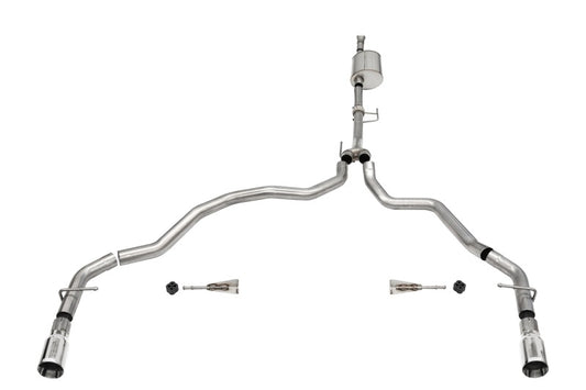 Corsa SPORT / 3.0 IN CAT-BACK DUAL REAR EXIT | 2021-23 FORD F-150 3.5T ECOBOOST (145.4" WB) CORSA Performance