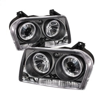 Spyder Chrysler 300 05-08 Projector Headlights LED Halo LED Blk (Not Included) PRO-YD-C305-HL-BK SPYDER